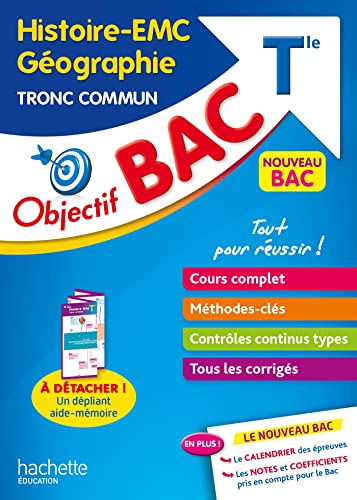 Objectif BAC Histoire-Géographie et EMC Tronc commun Tle von HACHETTE EDUC