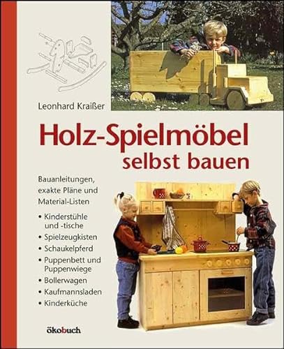 Holz-Spielmöbel selbst bauen: Bauanleitungen, exakte Pläne und Materiallisten von Ökobuch