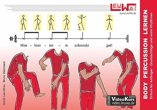 Body Percussion lernen: Schule für Anfänger - Grundschläge und erste Rhythmen (Hefte für Percussionsinstrumente) von LeuWa Verlag