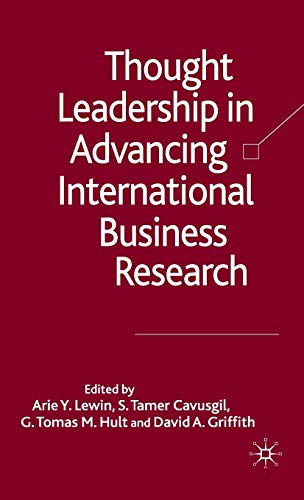 Thought Leadership in Advancing International Business Research von MACMILLAN