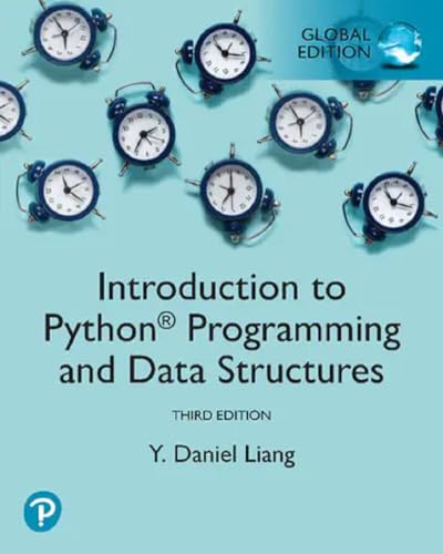 Introduction to Python Programming and Data Structures, Global Edition von Pearson