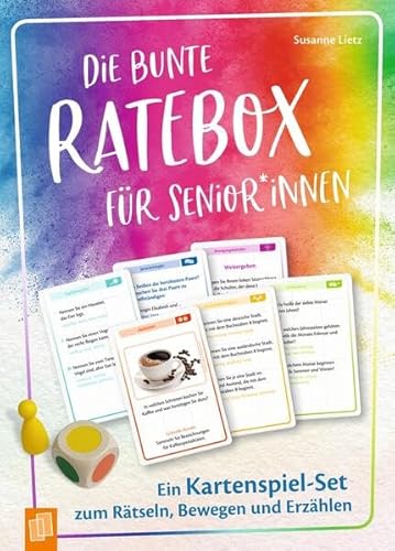 Die bunte Ratebox für Senioren und Seniorinnen Ein Kartenspiel-Set zum Rätseln, Bewegen und Erzählen von Verlag An Der Ruhr
