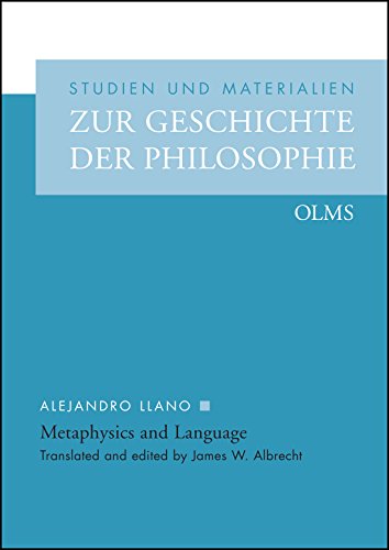 Metaphysics and Language (Studien und Materialien zur Geschichte der Philosophie)
