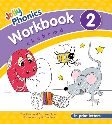 Jolly Phonics Workbook 2: In Print Letters: C K E H R M D von Jolly Phonics