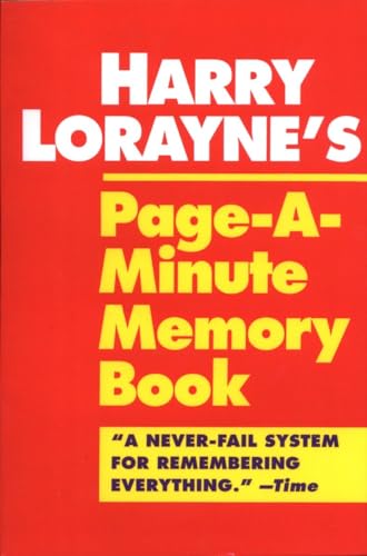 Harry Lorayne's Page-a-Minute Memory Book von Ballantine Books