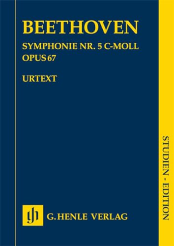 Symphonie Nr. 5 c-moll, op. 67; Studien-Edition: Besetzung: Orchester (Studien-Editionen: Studienpartituren) von Henle, G. Verlag