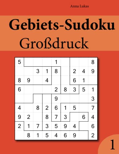 Gebiets-Sudoku Großdruck 1 von udv