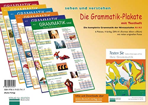 Die Grammatik-Plakate A1/A2: Testheft und 6 Plakate