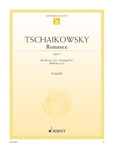 Romance: op. 5. Klavier.: op. 5. piano. (Edition Schott Einzelausgabe) von Schott