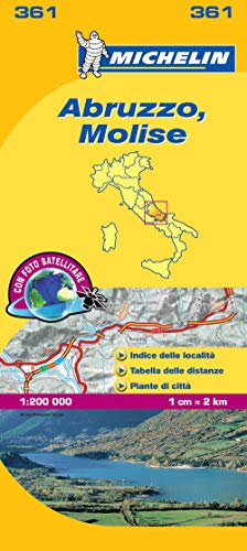 Abruzzo & Molise - Michelin Local Map 361 (Mapas Local Michelin) von MICHELIN