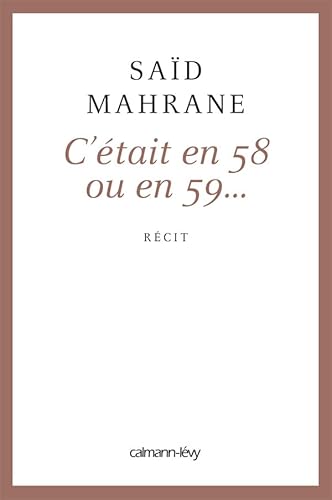 C'était en 58 ou 59...