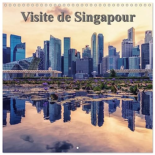 Visite de Singapour (Calendrier mural carré 2025 30 x 30 cm) Calendrier double avec une page pour vos prises de notes von CALVENDO