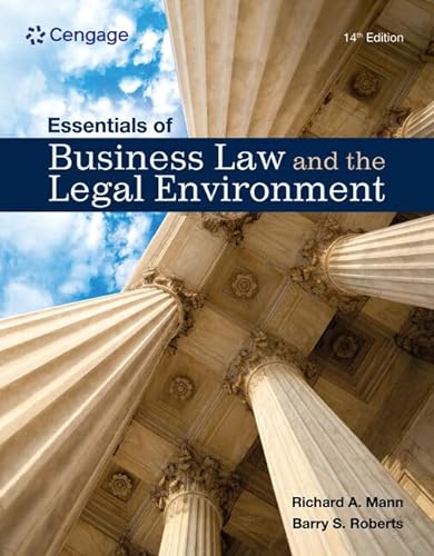 Essentials of Business Law and the Legal Environment von South-Western College Publishing