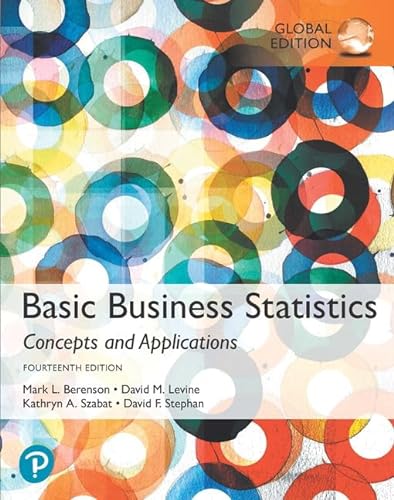 Basic Business Statistics, Global Edition von Pearson Education Limited