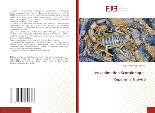 L'envenimation Scorpionique: Repérer la Gravité: DE von Éditions universitaires européennes