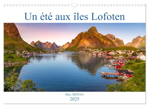 Un été aux Iles Lofoten (Calendrier mural 2025 DIN A3 vertical), CALVENDO calendrier mensuel: Un tour en 12 superbes paysages.