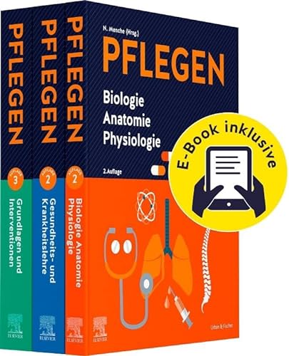 PFLEGEN Lernpaket 2.A. + E-Books: Grundlagen - Anatomie - Krankheitslehre