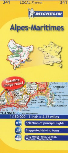 Mapa Local Alpes-Maritimes (Mapas Local Michelin)