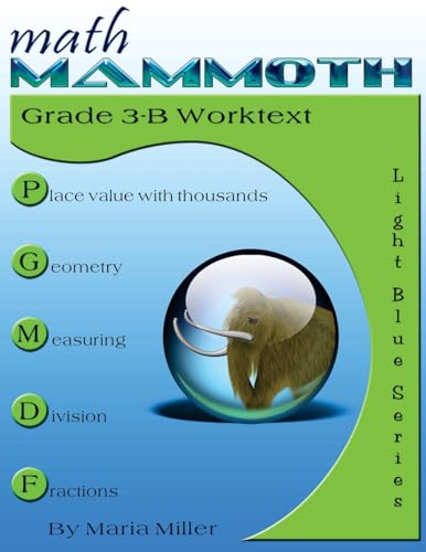 Math Mammoth Grade 3-B Worktext von CREATESPACE