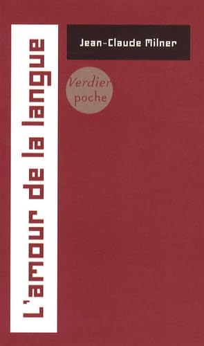 L'amour de la langue von VERDIER