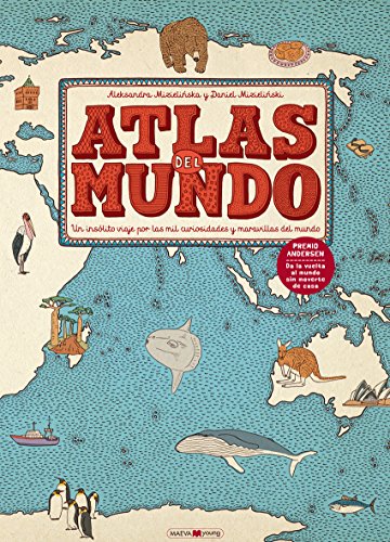 Atlas del mundo : un insólito viaje por las mil curiosidades y maravillas del mundo (Libros para los que aman los libros) von Maeva