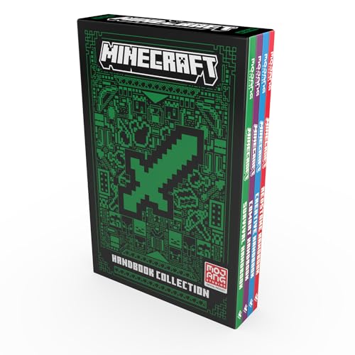 英文原版 我的世界 官方游戏指南手册 4册盒装 Minecraft Complete Handbook Collection 平装盒装 培养逻辑思维和创造力冒险故事