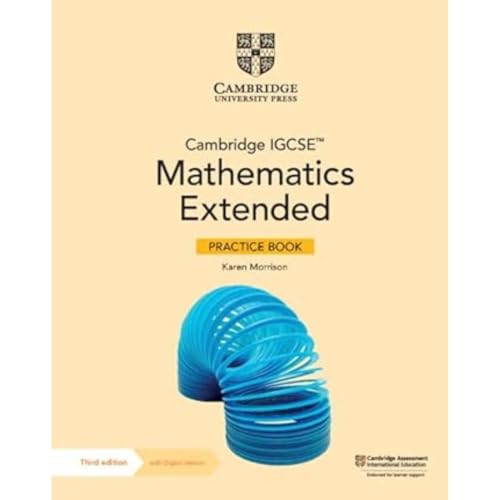 Cambridge Igcse Mathematics Extended Practice Book + Digital Version 2 Years Access (Cambridge International Igcse)