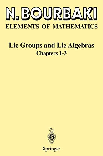 Lie Groups and Lie Algebras: Chapters 1-3 von Springer