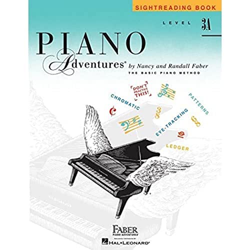 Piano Adventures Sightreading - Level 3A Pianoforte Book: Noten, Lehrmaterial für Klavier: Sightreading Book von Faber Piano Adventures
