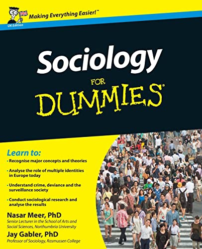Sociology for Dummies: Uk Edition von For Dummies