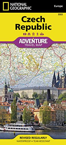 Czech Republic: Travel Maps International Adventure Map: Waterproof. Tear-resistent (National Geographic Adventure Map - Europe, Band 3322)