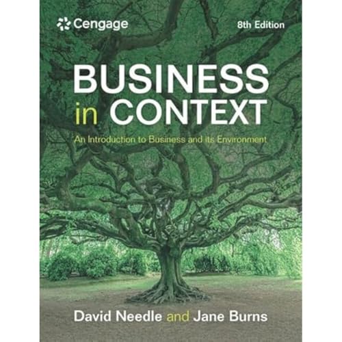 Business in Context von Cengage Learning EMEA