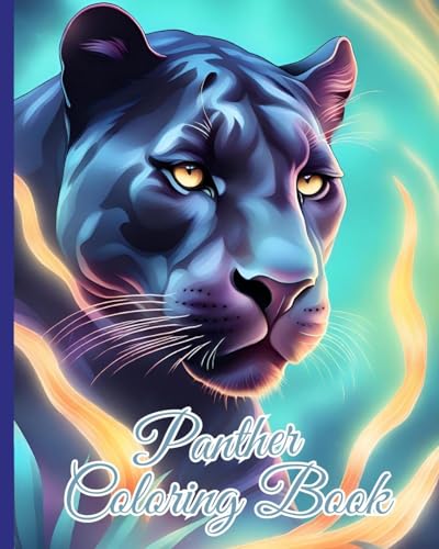 Panther Coloring Book For Toddlers: Kids and Adults Coloring Book Panther For Stress Relief, Relaxations von Blurb
