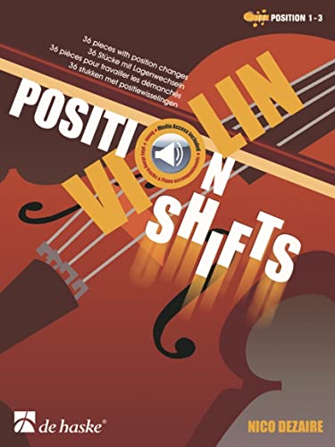Violin Position Shifts: 36 Stücke mit Lagenwechseln. Buch + Online-Audio. 36 pieces with position changes. Book with Audio-Online-File von De Haske Publications