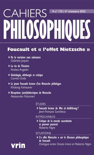 Foucault Et L'effet Nietzsche (Cahiers Philosophiques) von Vrin