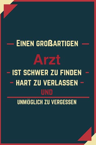 GESCHENK BESTER Arzt: Notizbuch als Geschenk für den besten Arzt - A5 / liniert 120 Seiten - Tagebuch | Terminplaner - Geschenkidee zum Geburtstag ... für Mann zum Abschied als Abschiedsgeschenk