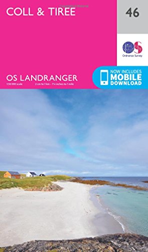 Coll & Tiree (OS Landranger Map, Band 46) von Ordnance Survey