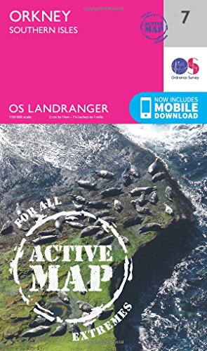 Orkney - Southern Isles (OS Landranger Active Map, Band 7) von ORDNANCE SURVEY