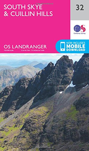 South Skye & Cuillin Hills (OS Landranger Map, Band 32)