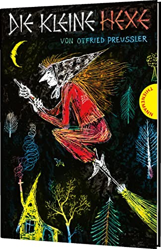 Die kleine Hexe: Die kleine Hexe: Kinderbuch-Klassiker ab 6, gebundene Ausgabe schwarz-weiß illustriert von Thienemann