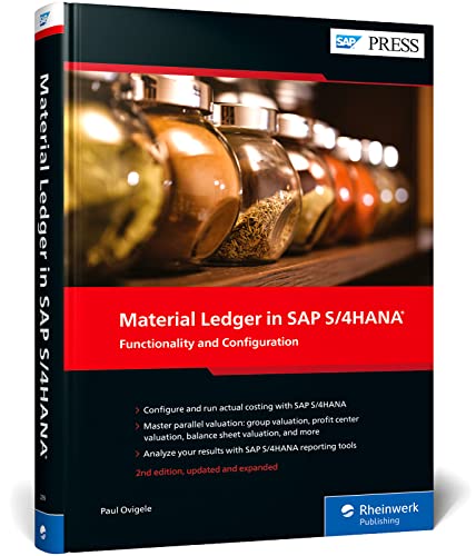 Material Ledger in SAP S/4HANA: Functionality and Configuration (SAP PRESS: englisch) von SAP PRESS