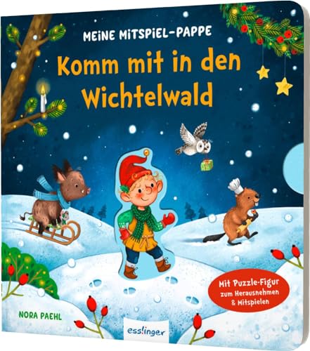 Meine Mitspiel-Pappe: Komm mit in den Wichtelwald: Mitmachbuch mit Spielfigur von Esslinger Verlag