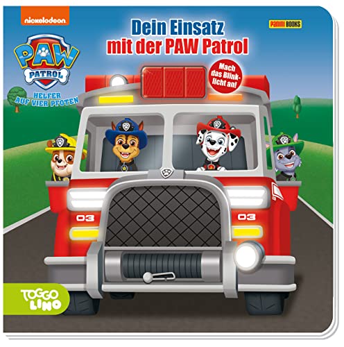 PAW Patrol: Dein Einsatz mit der PAW Patrol: Pappbilderbuch mit Stanzung und Lichtelement von Panini