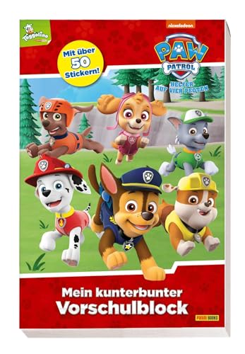 PAW Patrol: Mein kunterbunter Vorschulblock: mit über 50 Stickern!