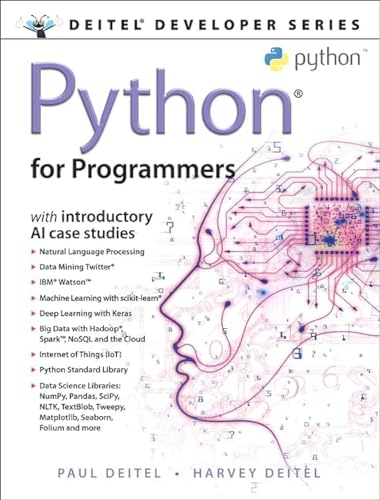 Python for Programmers: With Introductory AI Case Studies (Deitel Developer) von Pearson