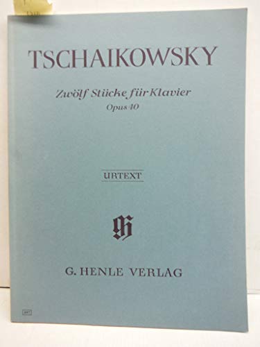 Zwölf Stücke für Klavier op. 40: Besetzung: Klavier zu zwei Händen (G. Henle Urtext-Ausgabe)