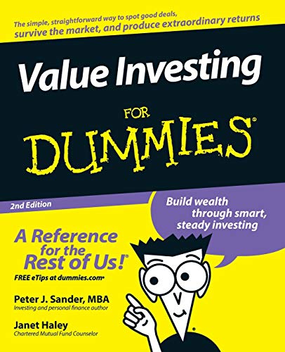 Value Investing For Dummies, 2nd Edition (For Dummies Series) von For Dummies