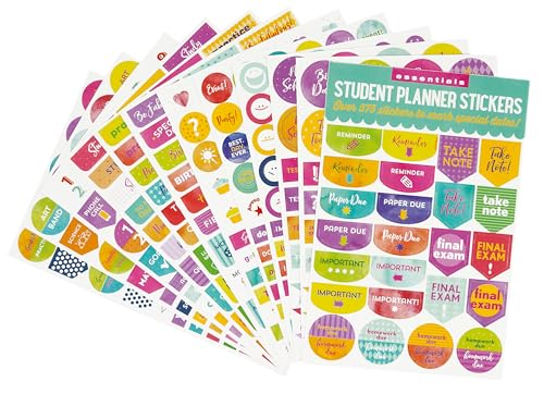 Essentials Student Planner Stickers Set of 575 Stickers