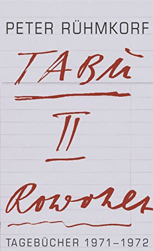 TABU II: Tagebücher 1971 - 1972 von Rowohlt