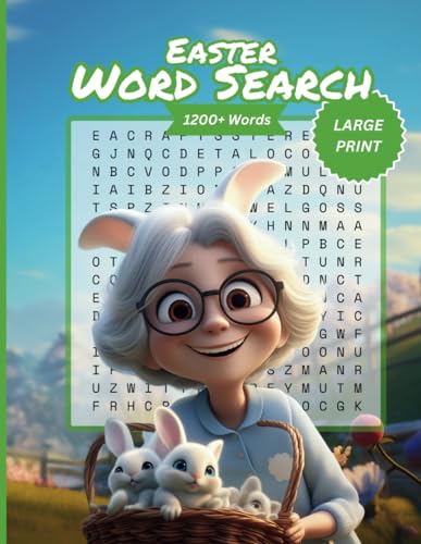 Large Print 1200+ Words Easter Word Search von Independently published
